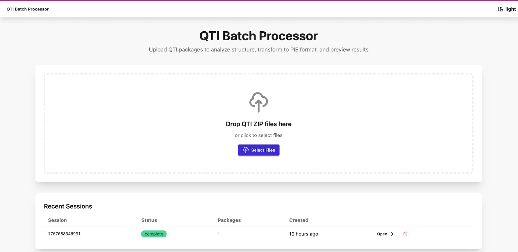 Transform app screenshot